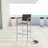 Shore Outdoor Patio Aluminum Bar Stool Modway Model: eei-2254